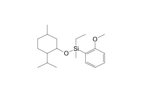 Ethyl[(2-isopropyl-5-methylcyclohexyl)oxy](2-methoxyphenyl)(methyl)silane