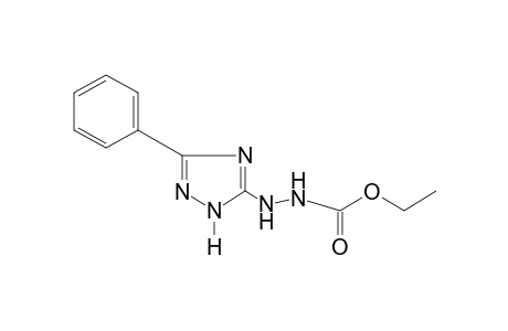 3-(3-phenyl-s-triazol-5-yl)carbazic acid, ethyl ester