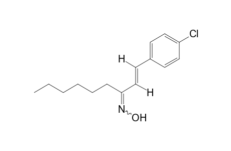 (E)-1-(p-chlorophenyl)-1-nonen-3-one, oxime