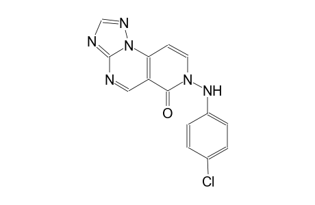 pyrido[3,4-e][1,2,4]triazolo[1,5-a]pyrimidin-6(7H)-one, 7-[(4-chlorophenyl)amino]-