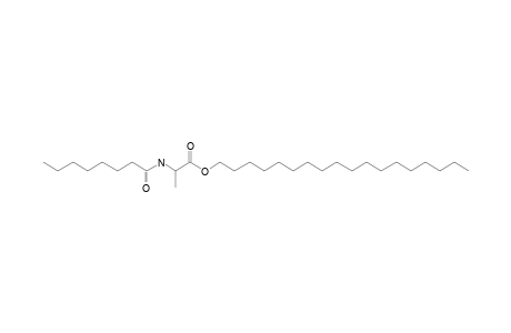 L-Alanine, N-octanoyl-, octadecyl ester