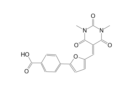 4-{5-[(1,3-dimethyl-2,4,6-trioxotetrahydro-5(2H)-pyrimidinylidene)methyl]-2-furyl}benzoic acid