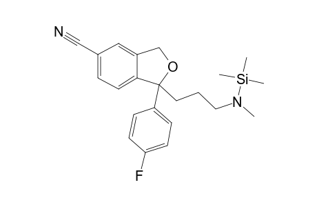 N-Desmethylcitalopram, N-trimethylsilyl-