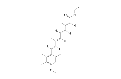 (2E,4E,6E,8E)-N-ethyl-9-(4-methoxy-2,3,6-trimethylphenyl)-3,7-dimethylnona-2,4,6,8-tetraenamide
