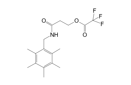 Trifluoro-acetic acid 2-(pentamethylphenylmethyl-carbamoyl)-ethyl ester