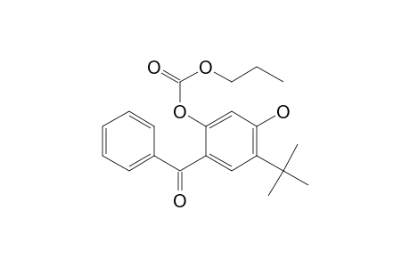 (5-Tert-butyl-2-(N-propyloxycarbonyloxy)-4-dihydroxyphenyl)(phenyl)methanone