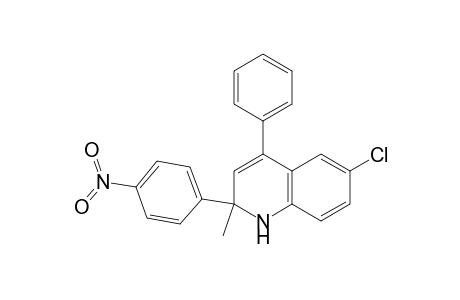 (+/-)-6-CHLORO-1,2-DIHYDRO-2-METHYL-2-(4-NITROPHENYL)-4-PHENYLQUINOLINE