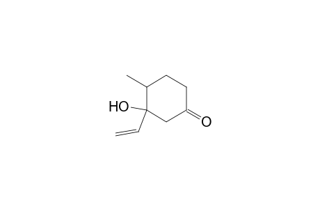 3-ETHENYL-3-HYDROXY-4-METHYL-CYCLOHEXANONE