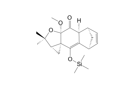 #8;(1ARS,3ASR,4ARS,5SR,8RS,9ASR)-3A-METHOXY-2,2-DIMETHYL-9-TRIMETHYLSILYLOXY-1A,2,5,8-TETRAHYDRO-1H,3AH-5,8-METHANO-CYCLOPROPA-[C]-NAPHTHO-[2.3-B]-FURAN-