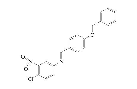 N-[p-(benzyloxy)benzylidene]-4-chloro-3-nitroaniline