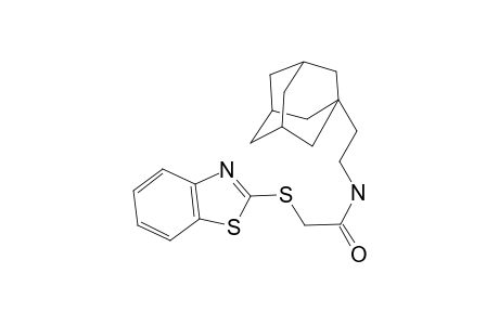 acetamide, 2-(2-benzothiazolylthio)-N-(2-tricyclo[3.3.1.1~3,7~]dec-1-ylethyl)-