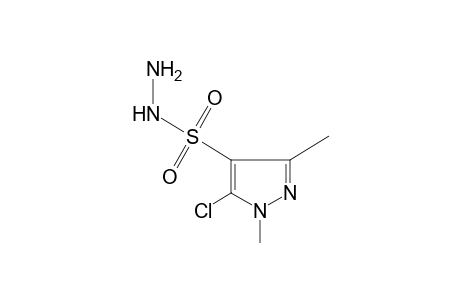 5-chloro-1,3-dimethylpyrazole-4-sulfonic acid, hydrazide