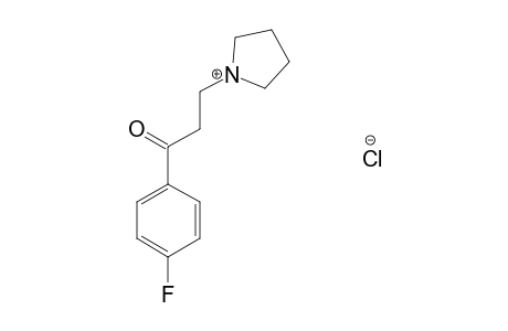 4'-fluoro-3-(1-pyrrolidinyl)propiophenone, hydrochloride