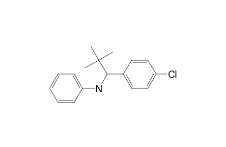 N-[1-(4-chlorophenyl)-2,2-dimethyl-propyl]aniline