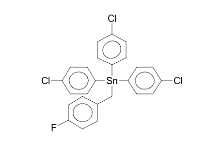 TRIS(4-CHLOROPHENYL)-4-FLUOROBENZYLSTANNANE