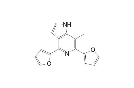 4,6-Di-2-furyl-7-methyl-1H-pyrrolo[3,2-c]pyridine