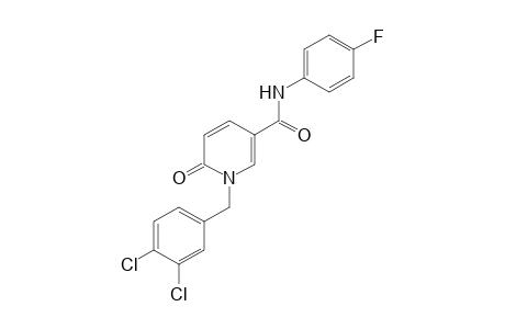 1-(3,4-DICHLOROBENZYL)-1,6-DIHYDRO-4'-FLUORO-6-OXONICOTINANILIDE