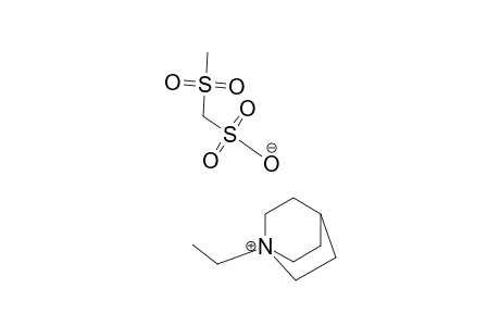 N-ethylquinuclidinium-(methanesulfonyl)methanesulfonate