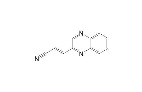 (E)-3-(Quinoxalin-2'-yl)-prop-2-ene-nitrile