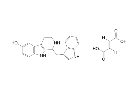 1-[(indol-3-yl)methyl]-1,3,4,9-tetrahydro-2H-pyrido[3,4-b]indol-6-ol, fumarate(1:1)(salt)