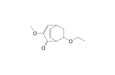 3-Methoxy-8.endo.-ethoxybicyclo[3.2.2]nona-3,6-dien-2-one