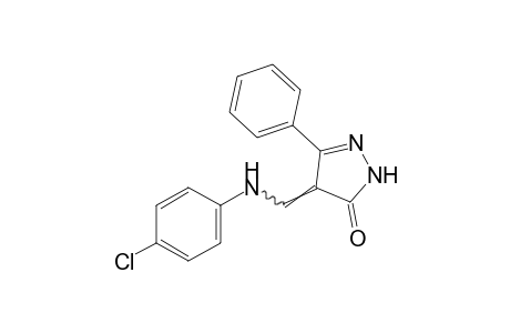 4-[(p-chloroanilino)methylene]-3-phenyl-2-pyrazolin-5-one