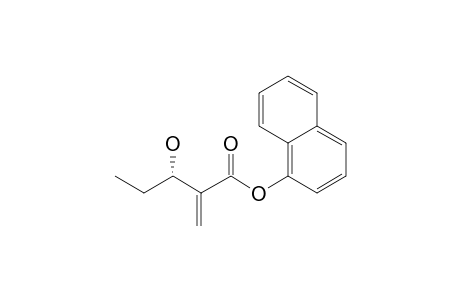 (3S)-3-hydroxy-2-methylenepentanoic acid 1-naphthalenyl ester