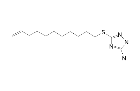 5-(Undec-10-en-1-ylsulfanyl)-2H-1,2,4-triazol-3-amine