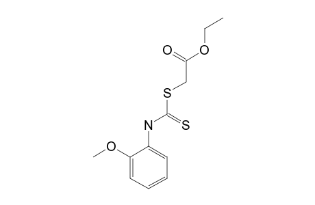 mercaptoacetic acid, ethyl ester, dithio-o-methoxycarbanilate