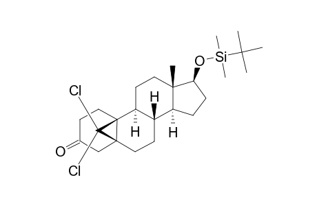 17-BETA-(TERT.-BUTYLDIMETHYLSILYLOXY)-19,19-DICHLORO-5-BETA,19-CYClOANDROSTAN-3-ONE