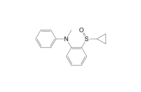 2-(Cyclopropylsulfinyl)-N-methyl-N-phenylaniline