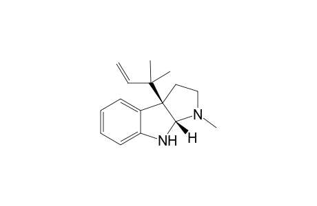 (3aS,8bR)-3-methyl-8b-(2-methylbut-3-en-2-yl)-1,2,3a,4-tetrahydropyrrolo[2,3-b]indole