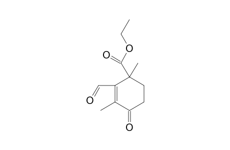 2,4-Dimethyl-3-formyl-4-ethoxycarbonylcyclohex-2-ene-1-one