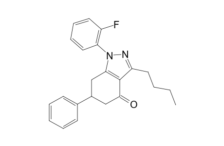 3-Butyl-1-(2-fluorophenyl)-6-phenyl-1,5,6,7-tetrahydro-4H-indazol-4-one