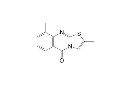 5H-Thiazolo[2,3-b]quinazolin-5-one, 2,9-dimethyl-