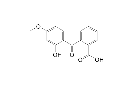o-(2-hydroxy-p-anisoyl)benzoic acid