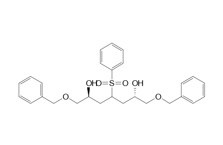 (2S,6S)-1,7-bis(phenylmethoxy)-4-(phenylsulfonyl)heptane-2,6-diol