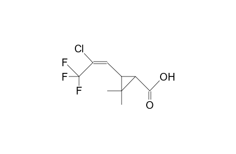 Cyclopropanecarboxylic acid, 3-(2-chloro-3,3,3-trifluoro-1-propenyl)-2,2-dimethyl-