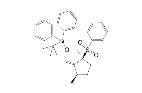 ((1S,3R)-1-Benzenesulfonyl-3-methyl-2-methylene-cyclopentylmethoxy)-tert-butyl-diphenyl-silane