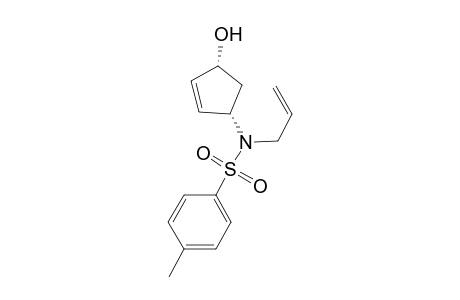 4-Methyl-N-[(1S,4R)-4-oxidanylcyclopent-2-en-1-yl]-N-prop-2-enyl-benzenesulfonamide