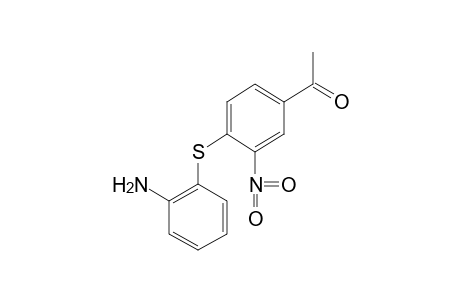 4'-[(o-aminophenyl)thio]-3'-nitroacetophenone