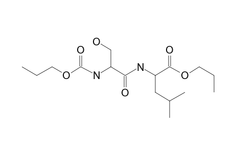 ser-leu, N-(N-Propyloxycarbonyl)-, N-propyl ester (isomer 2)