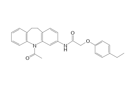 acetamide, N-(5-acetyl-10,11-dihydro-5H-dibenz[b,f]azepin-3-yl)-2-(4-ethylphenoxy)-