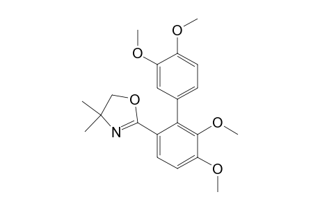 Oxazole, 4,5-dihydro-4,4-dimethyl-2-(3',4',5,6-tetramethoxy[1,1'-biphenyl]-2-y l)-