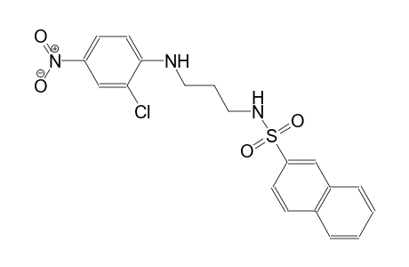 N-[3-(2-chloro-4-nitroanilino)propyl]-2-naphthalenesulfonamide