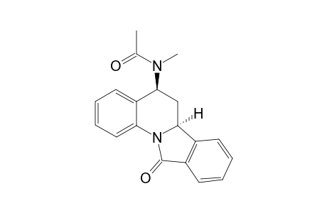 (5S*,6aS*)-6,6a-Dihydro-5-(N-methylacetamid)isoindolo[2,1-a]quinoline-11(5H)-one