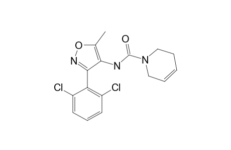 N-[3-(2,6-dichlorophenyl)-5-methyl-4-isoxazolyl]-3,6-dihydro-1(2H)-pyridinecarboxamide