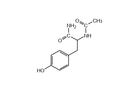 L-alpha-acetamido-p-hydroxyhydrocinnamamide