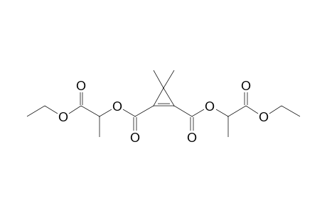bis[1''-(Ethoxycarbonyl)ethyl] 3,3-dimethylcycloprop-1-ene-1,2-dicarboxylate