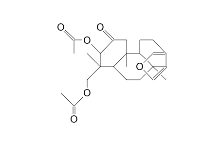 3.alpha.,19-Diacetoxy-spongia-13(16),14-dien-2-one